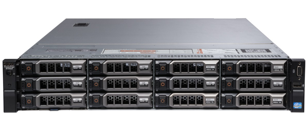 SERVER DELL POWEREDGE R720XD E5-2603 V2 1.80GHz, 10M Cache